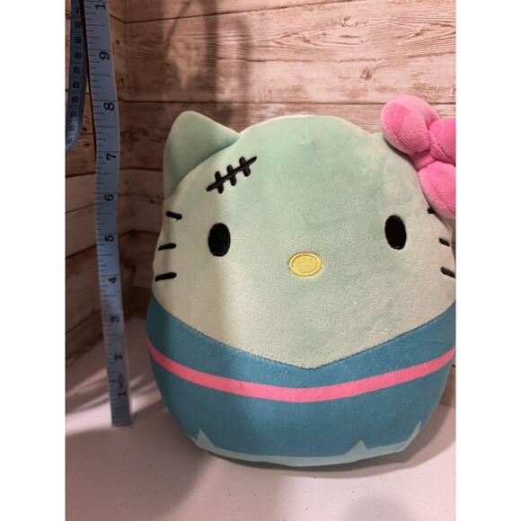 Squishmallows Hello Kitty Halloween 8" Plush Toy Frankenstein Zombie EUC - Picture 3 of 3